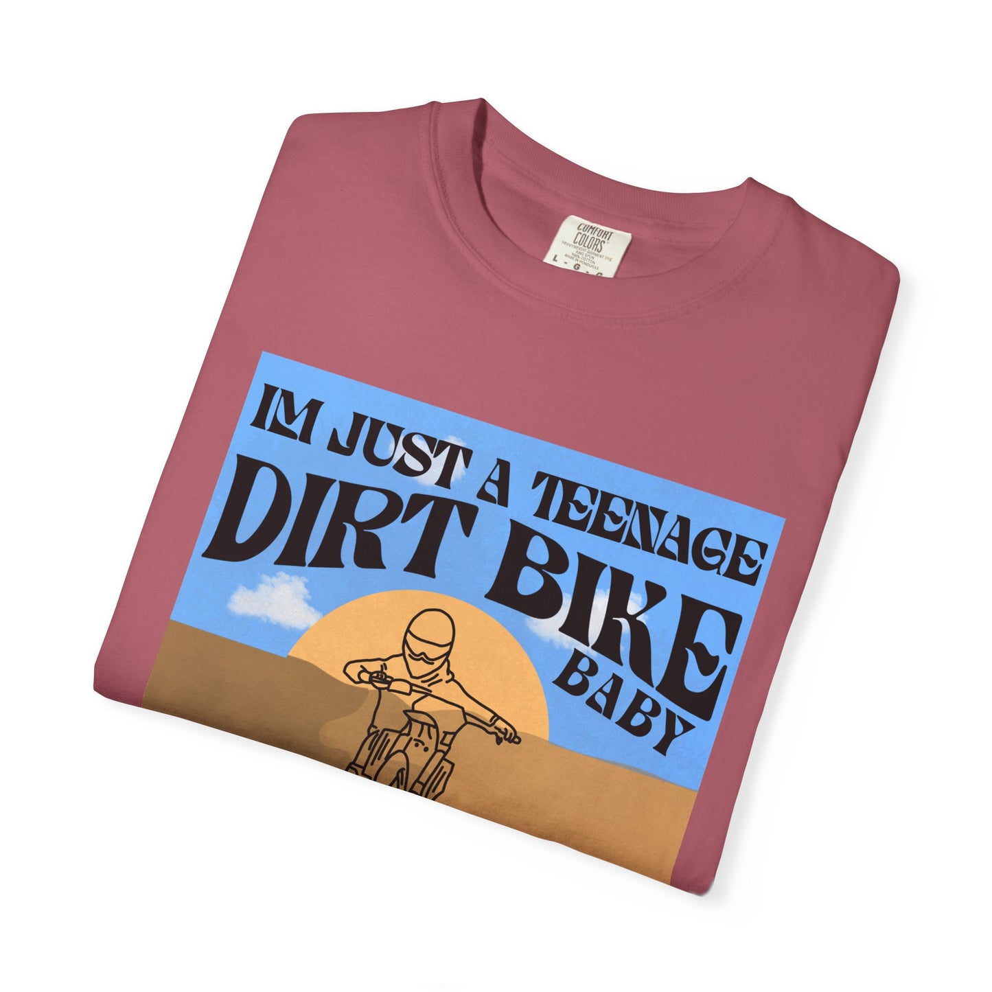 Teenage Dirtbike Baby | Adult Motocross Tee