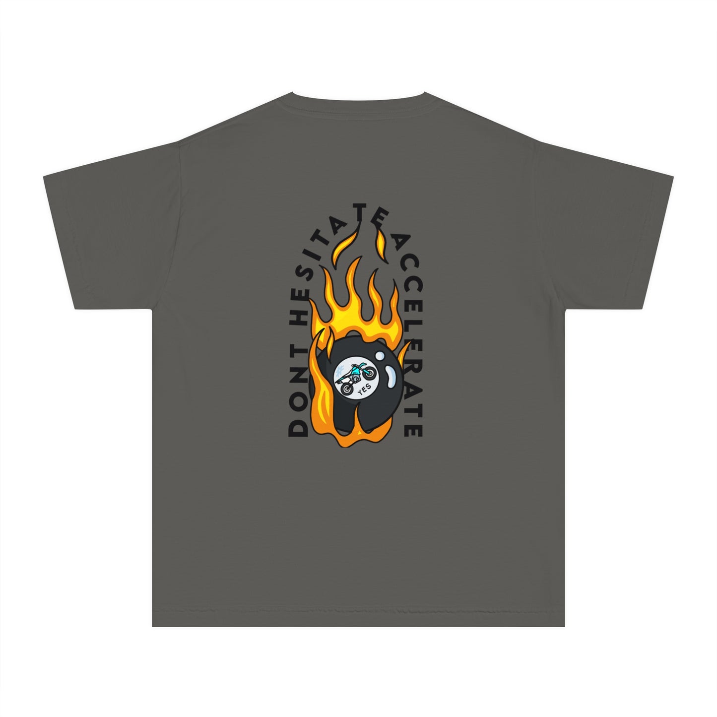 Don’t Hesitate, Accelerate | Youth Motocross Tee