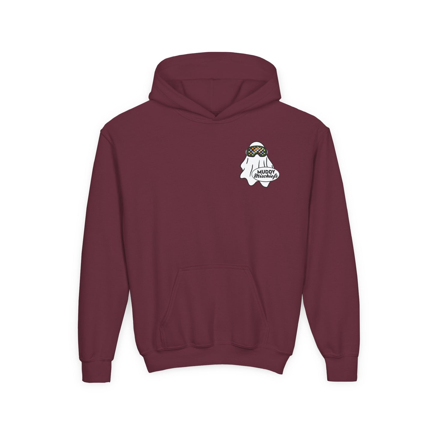 Goggle Ghost | Youth Halloween Motocross Hoodie