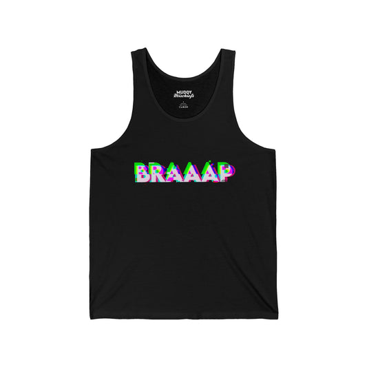 Glitchy Braaap  | Unisex Adult Motocross Tank