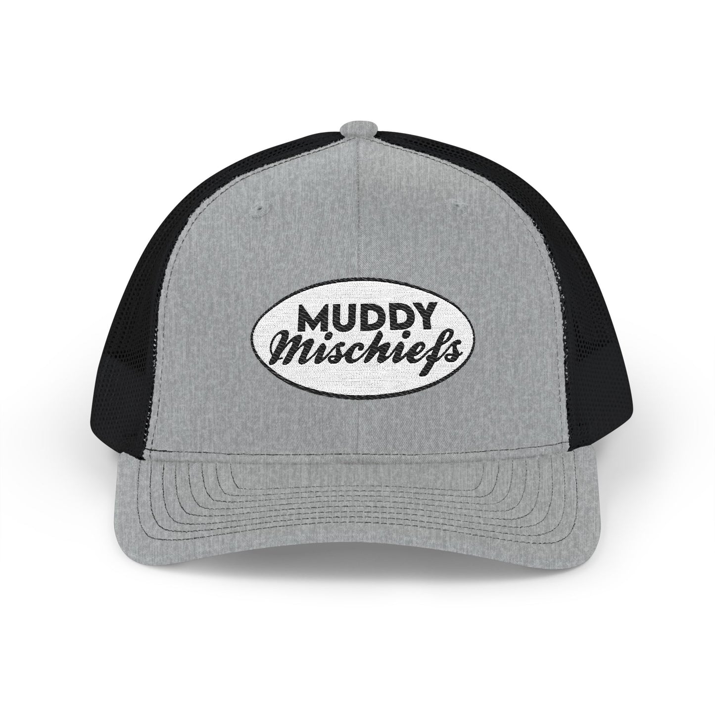 Muddy Mischiefs Logo Trucker-StyleSnapBack | Adult Unisex Embroidered SnapBack