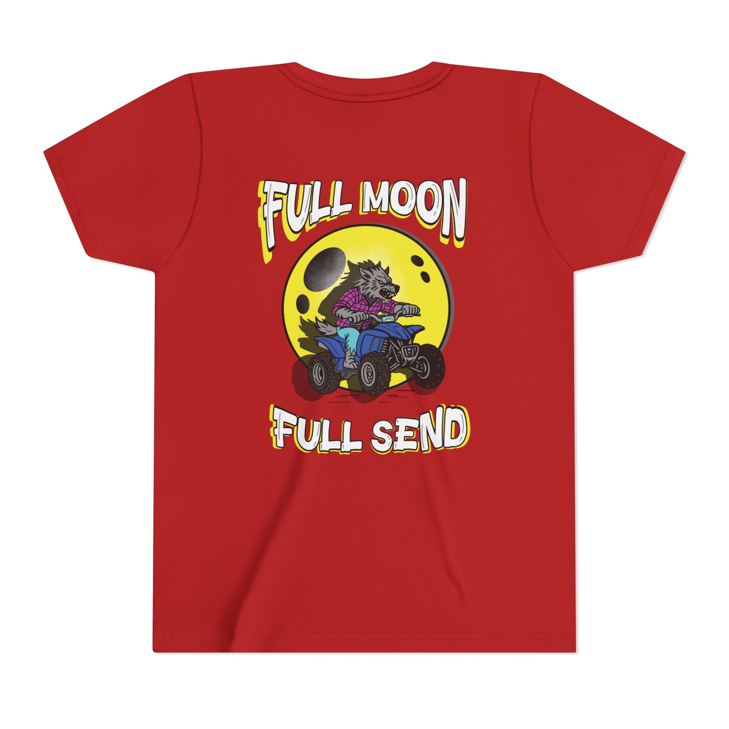 Full Moon Full Send | Youth Halloween Motocross Tee