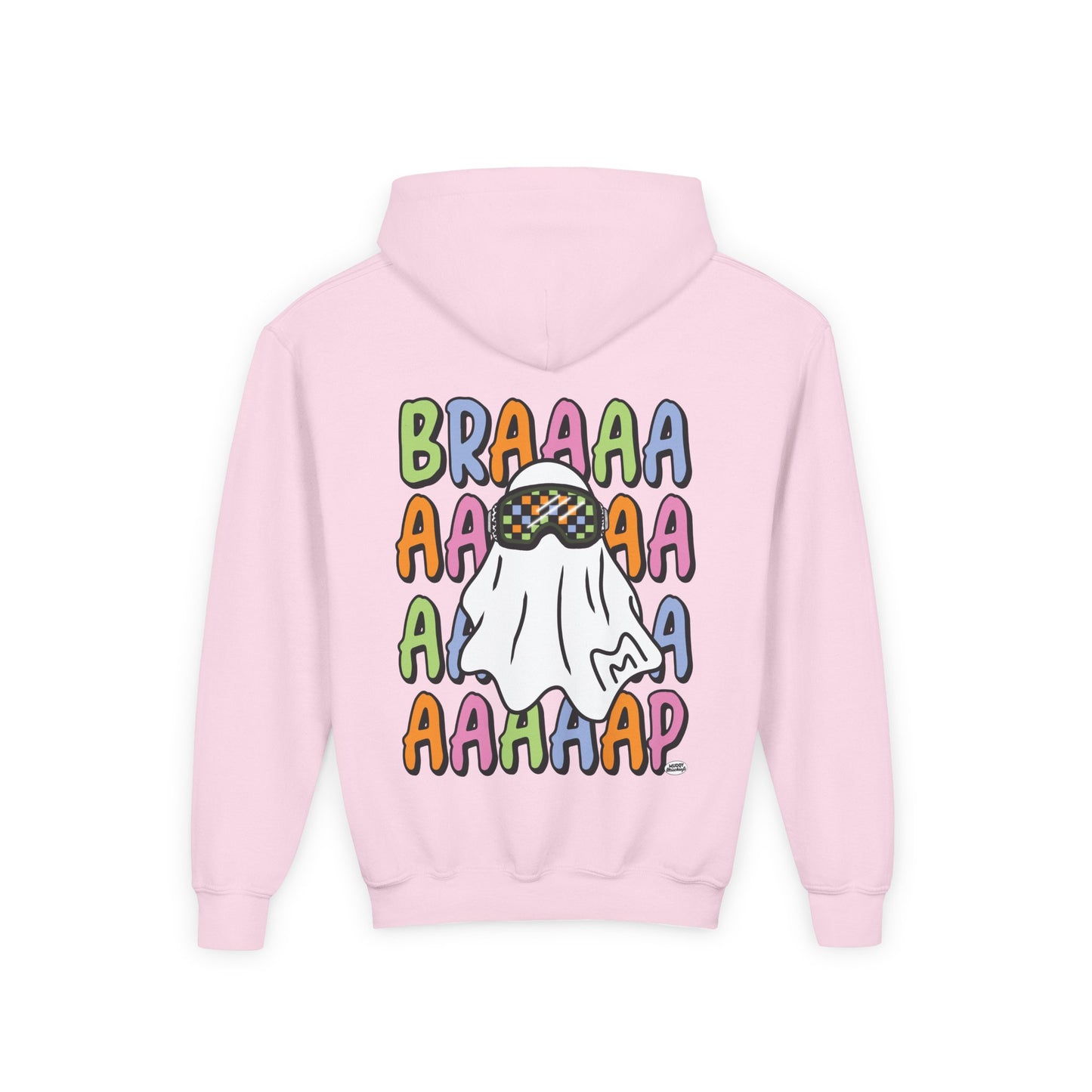 Goggle Ghost | Youth Halloween Motocross Hoodie