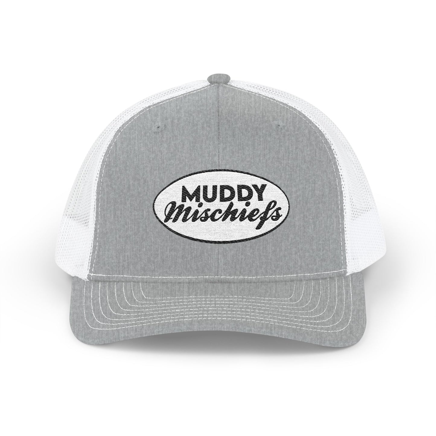 Muddy Mischiefs Logo Trucker-StyleSnapBack | Adult Unisex Embroidered SnapBack
