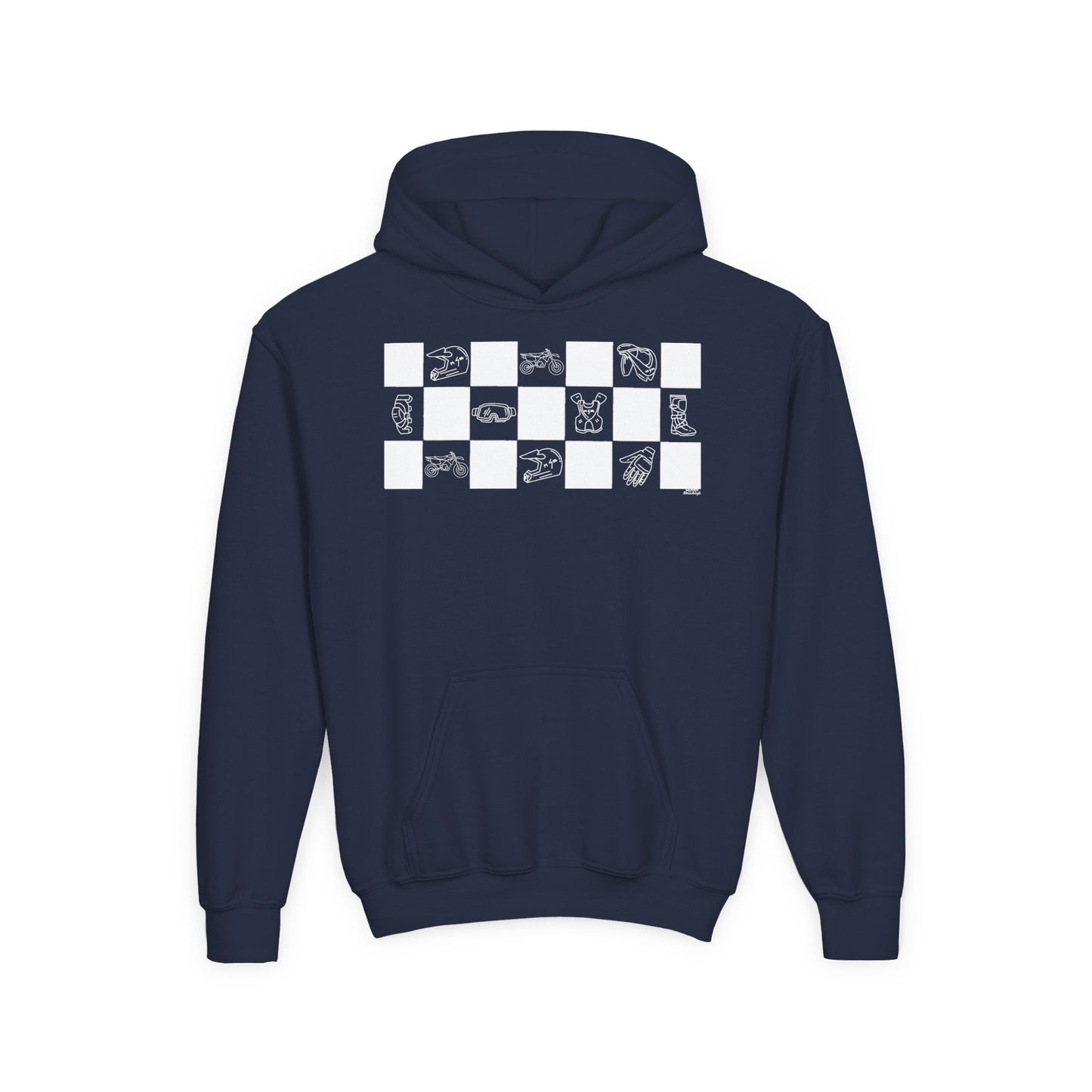Lined Up & Winning | Youth Motocross Hoodie