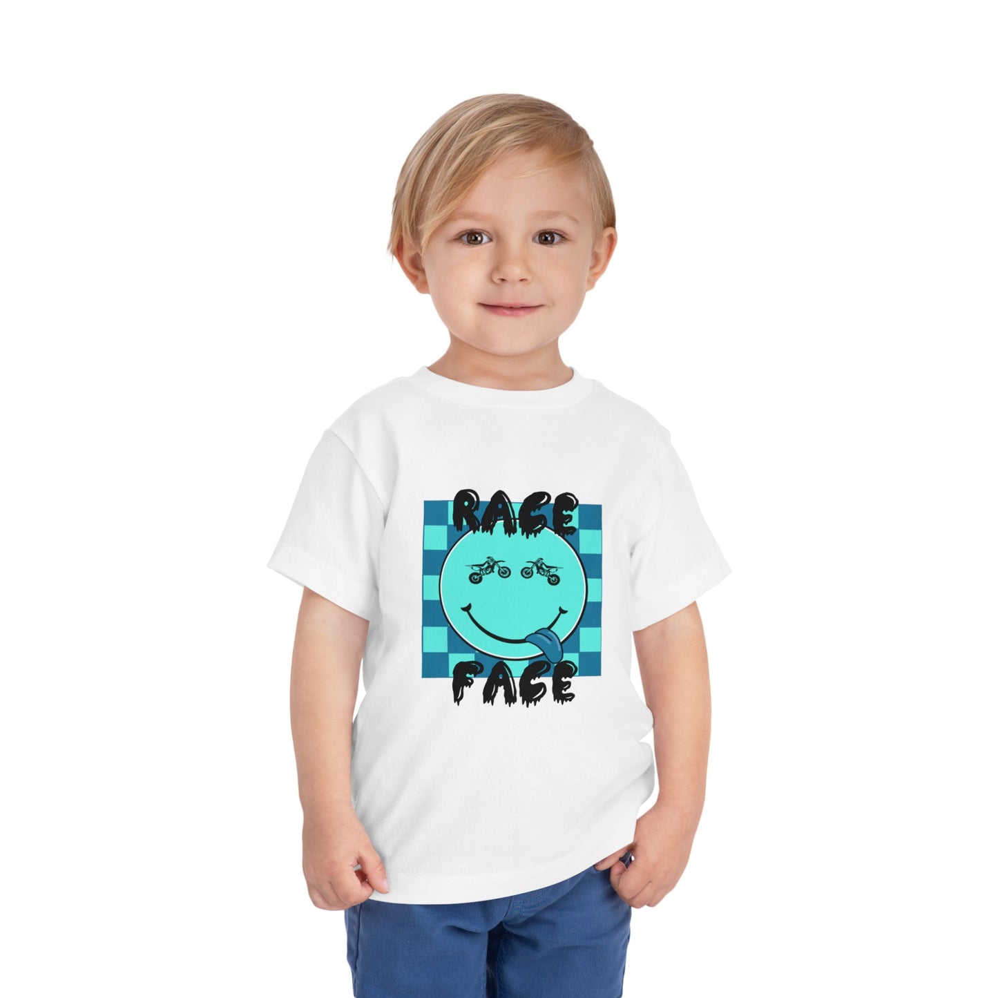 Race Face | Toddler Motocross Tee (Blue)