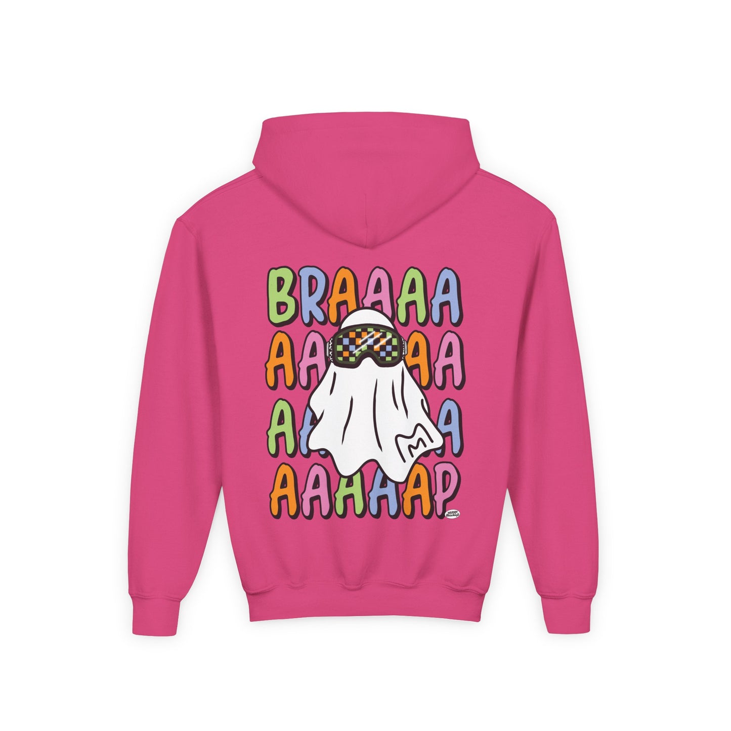 Goggle Ghost | Youth Halloween Motocross Hoodie