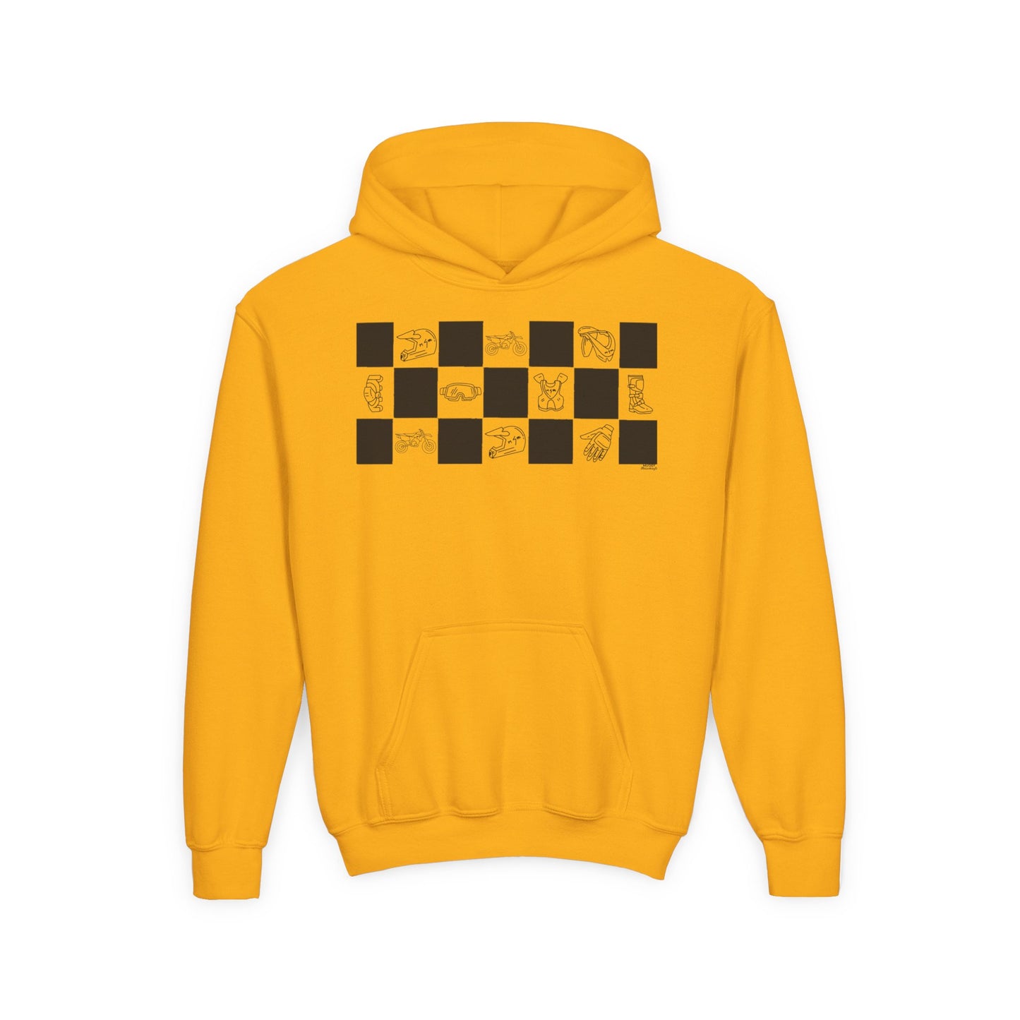 Lined Up & Winning | Youth Motocross Hoodie