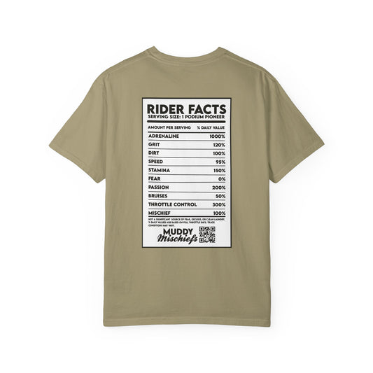 Rider Facts | Adult Motocross “Nutritional Facts” Tee