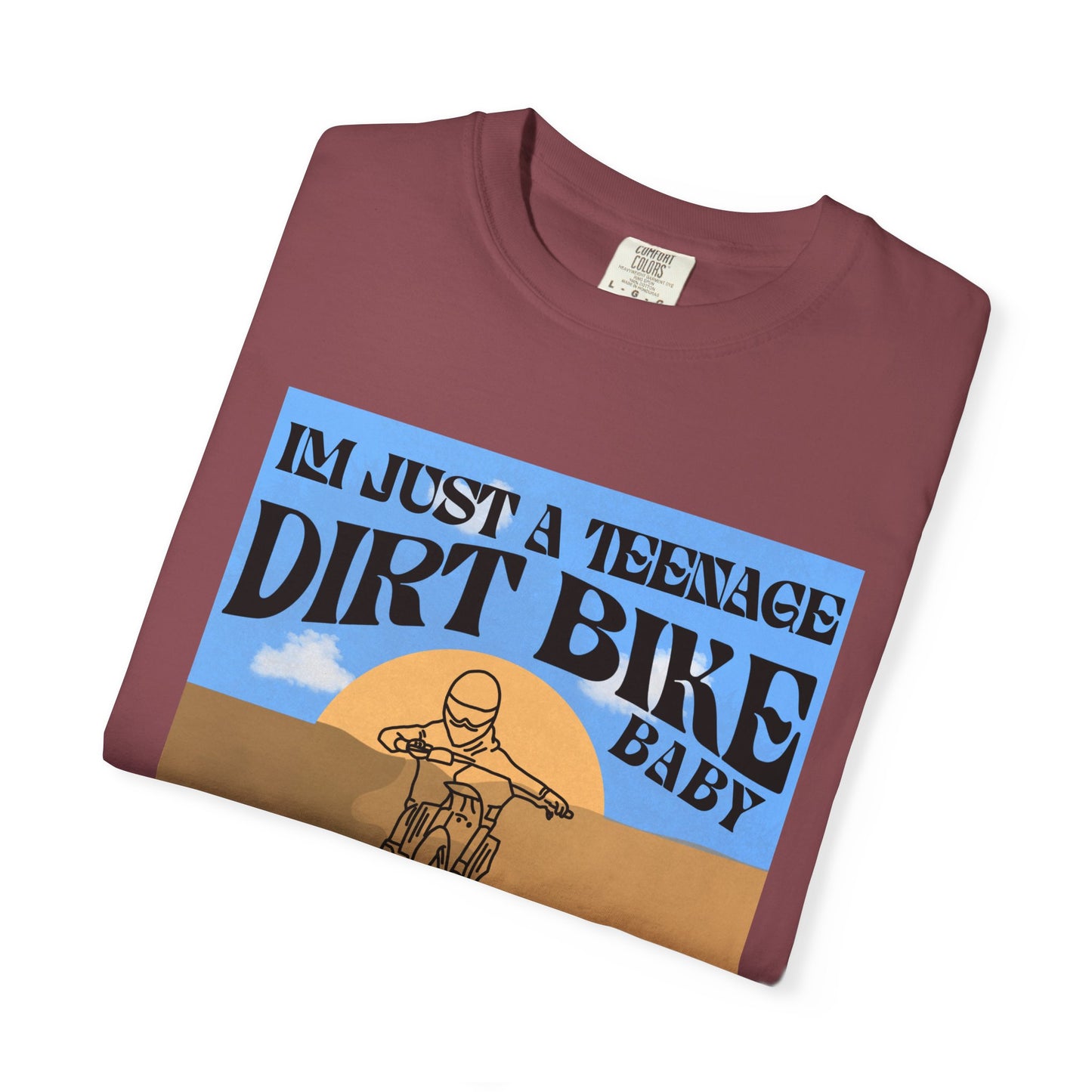 Teenage Dirtbike Baby | Adult Motocross Tee
