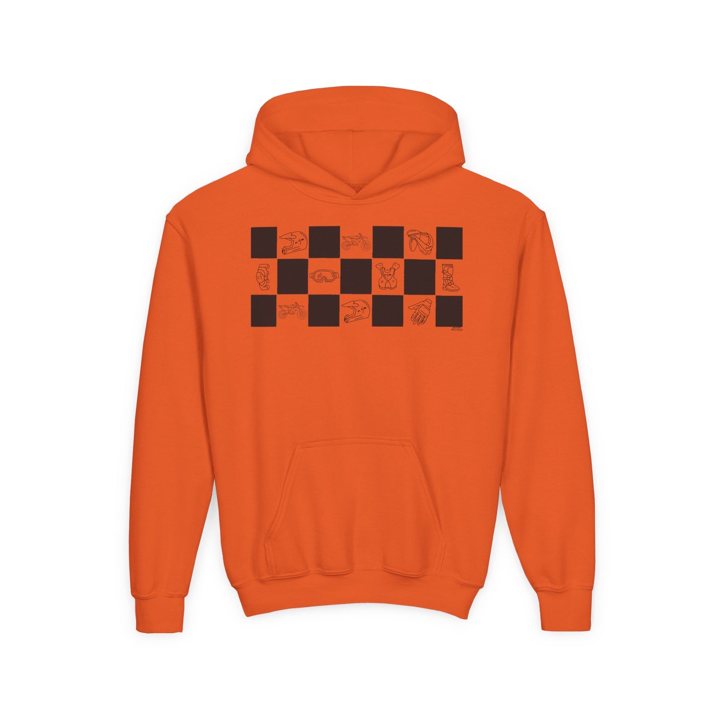 Lined Up & Winning | Youth Motocross Hoodie