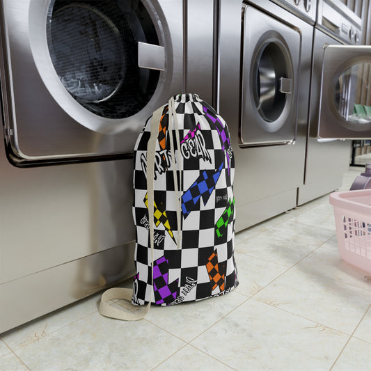 Colorful Checkered Dirty Gear Bag