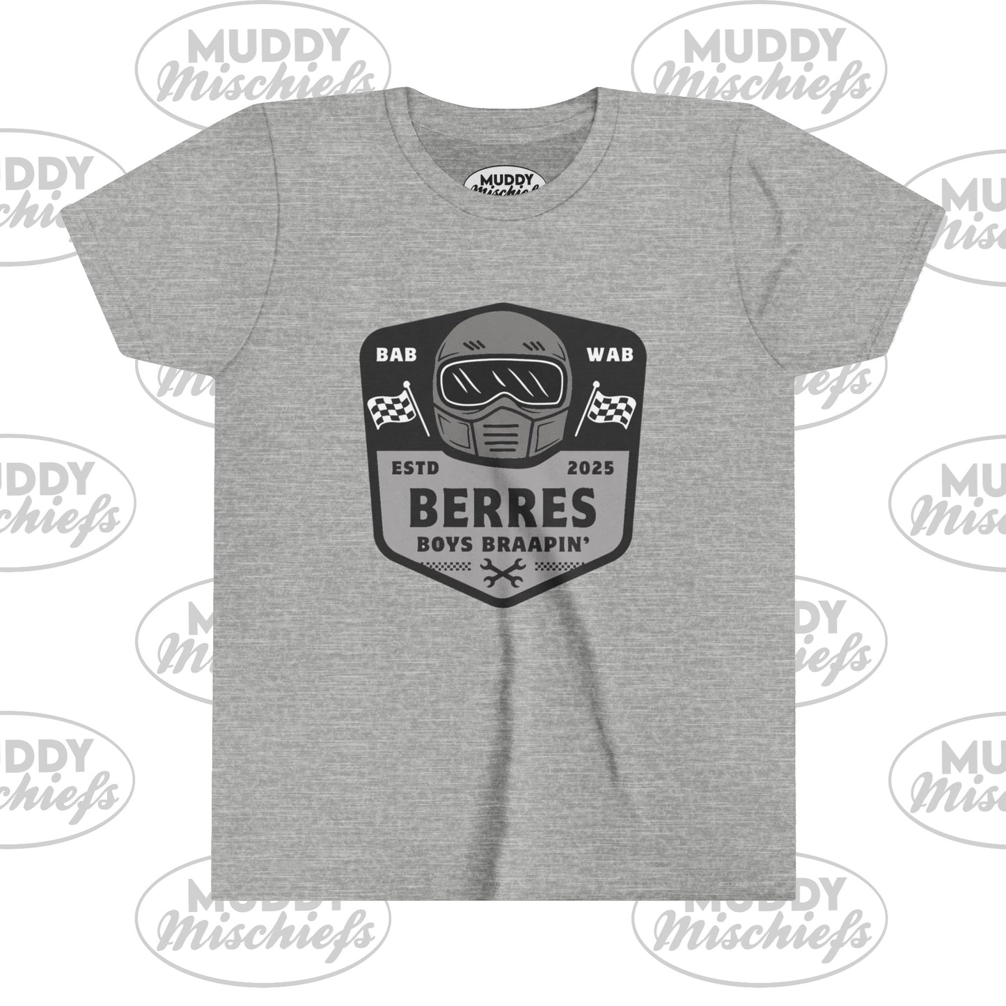 BERRES #555 | Youth Muddy Mischiefs Team Shirt Collab
