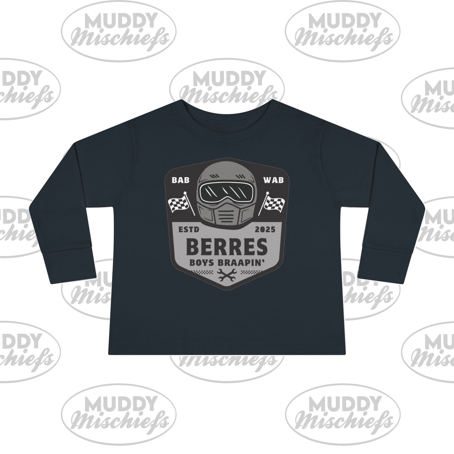 BERRES #555 | Toddler Muddy Mischiefs Team Long Sleeve Collab