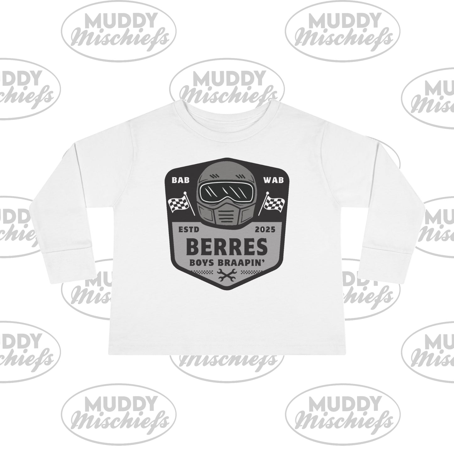 BERRES #555 | Toddler Muddy Mischiefs Team Long Sleeve Collab