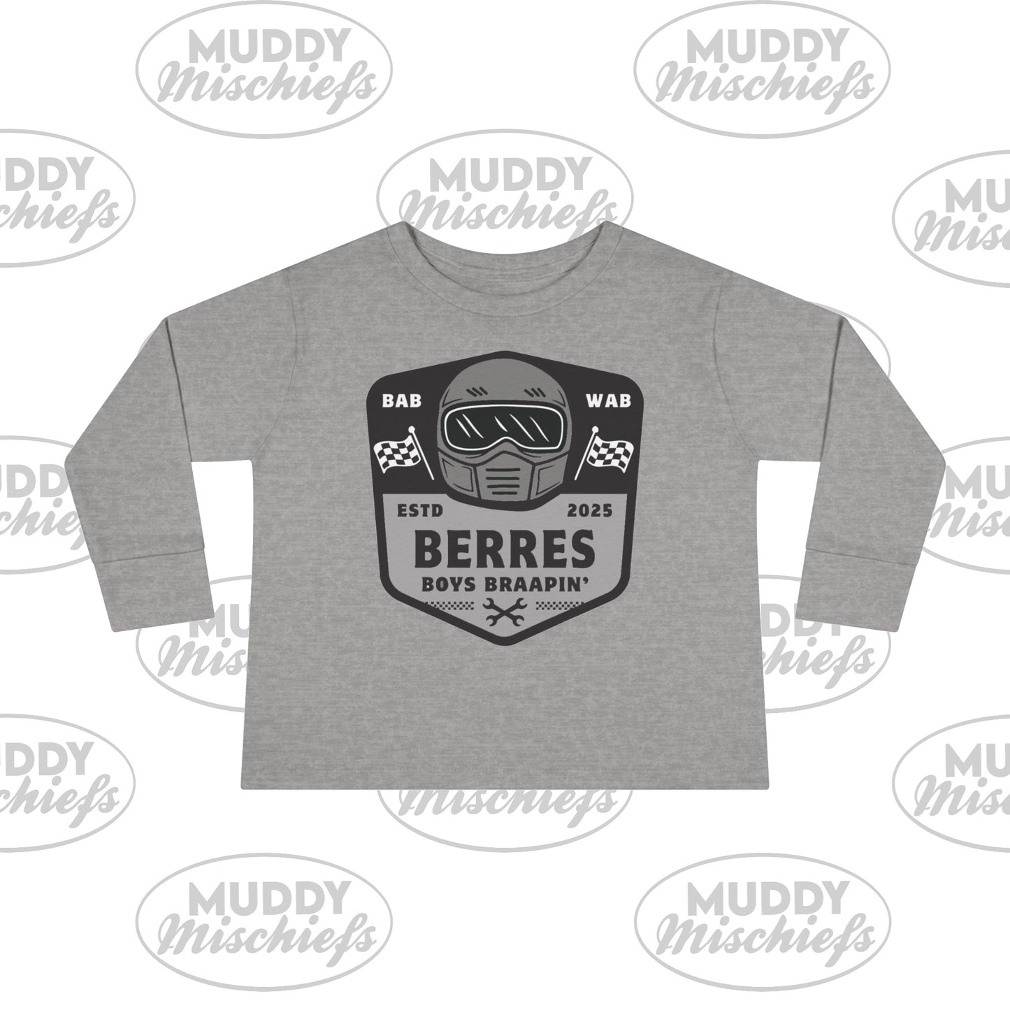 BERRES #555 | Toddler Muddy Mischiefs Team Long Sleeve Collab