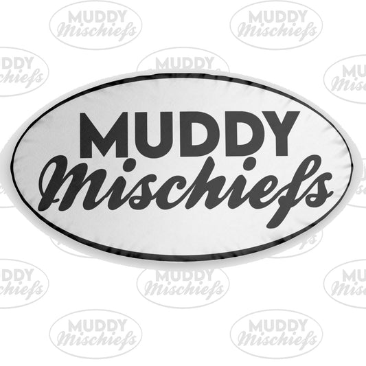 Muddy Mischiefs Pillow | Custom MM Logo Pillow