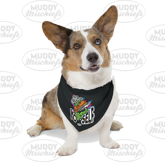Trick or Treat Yo’self Pet Bandana | Unisex Motocross Pet Bandana