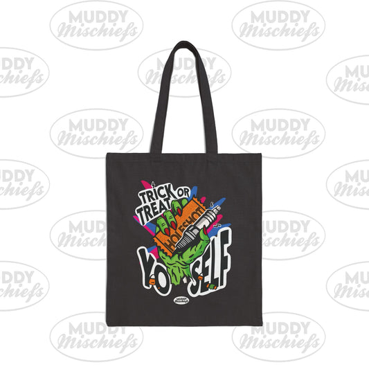 Trick or Treat Yo’self Treat Bag | Unisex Halloween Motocross Trick or Treat Bag