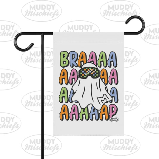 Google Ghost Garden Flag | Outdoors Motocross Inspired Garden Flag