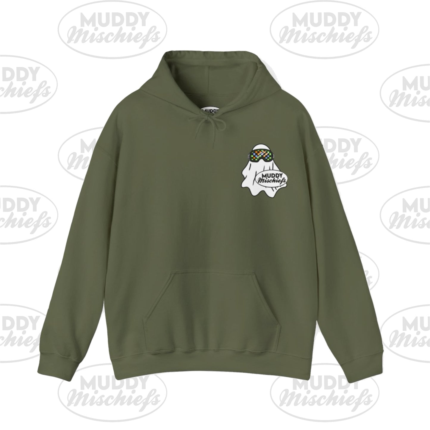 Goggle Ghost | Youth Halloween Motocross Hoodie