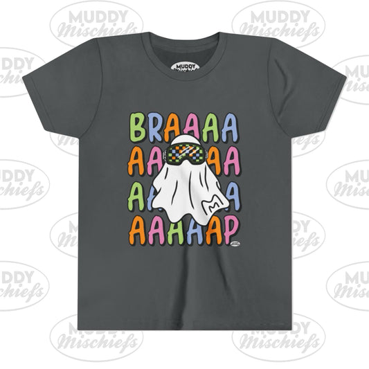 Goggle Ghost | Youth Halloween Motocross Tee