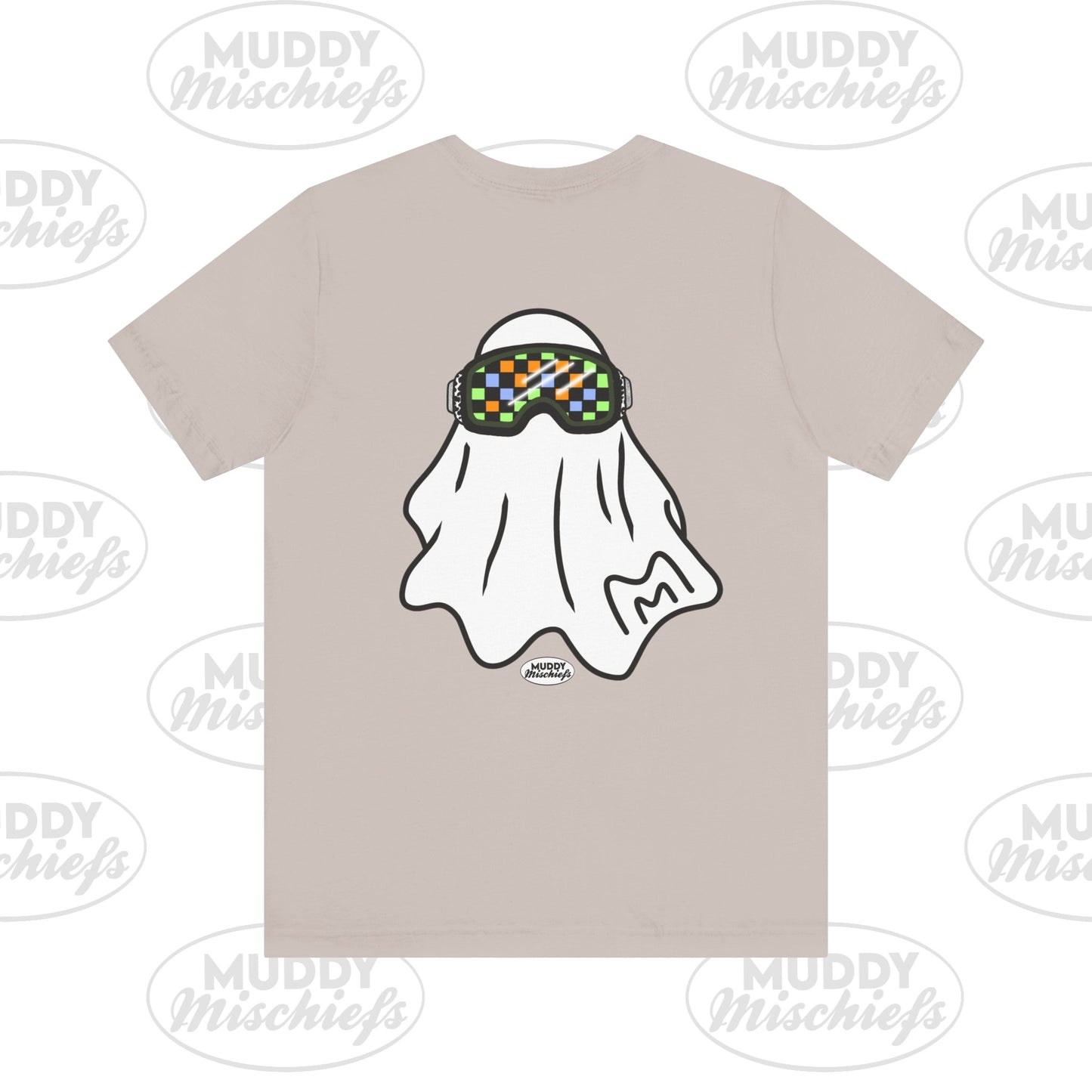 Solo Google Ghost | Unisex Adult Halloween Motocross Tee