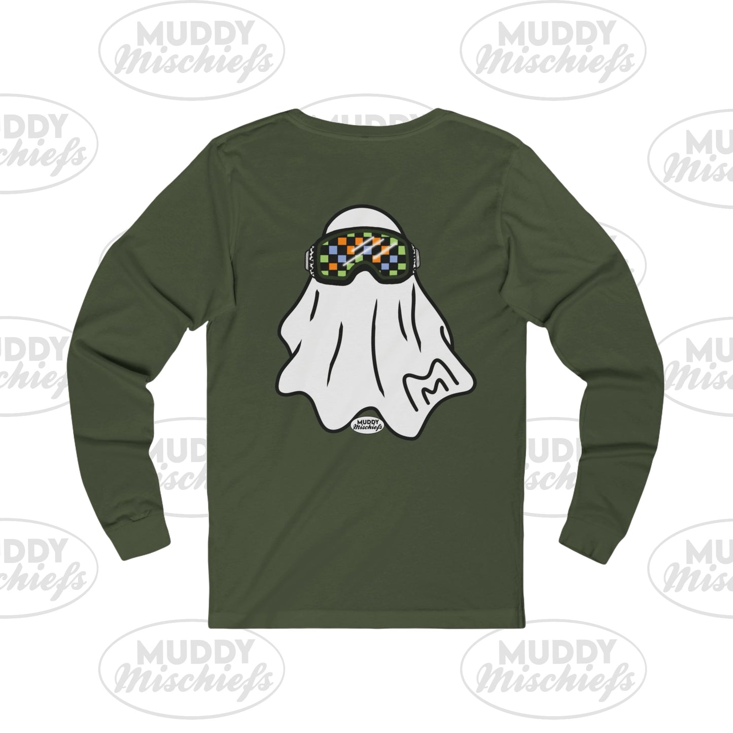 Solo Google Ghost | Unisex Adult Halloween Motocross Tee