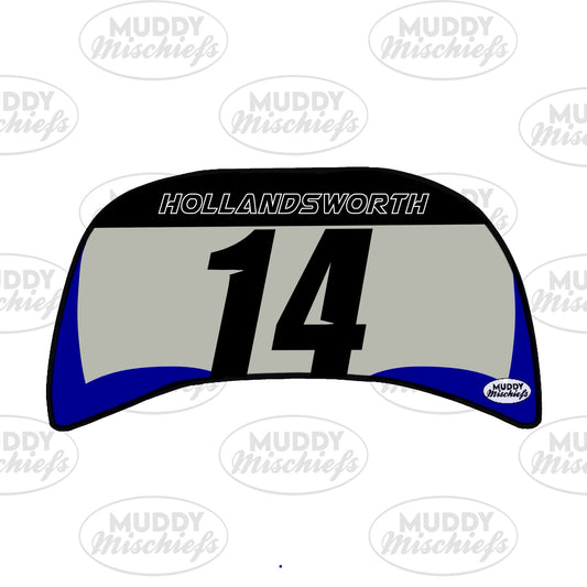 Custom Name Plate Sticker #14 | KissCut Vinyl Sticker