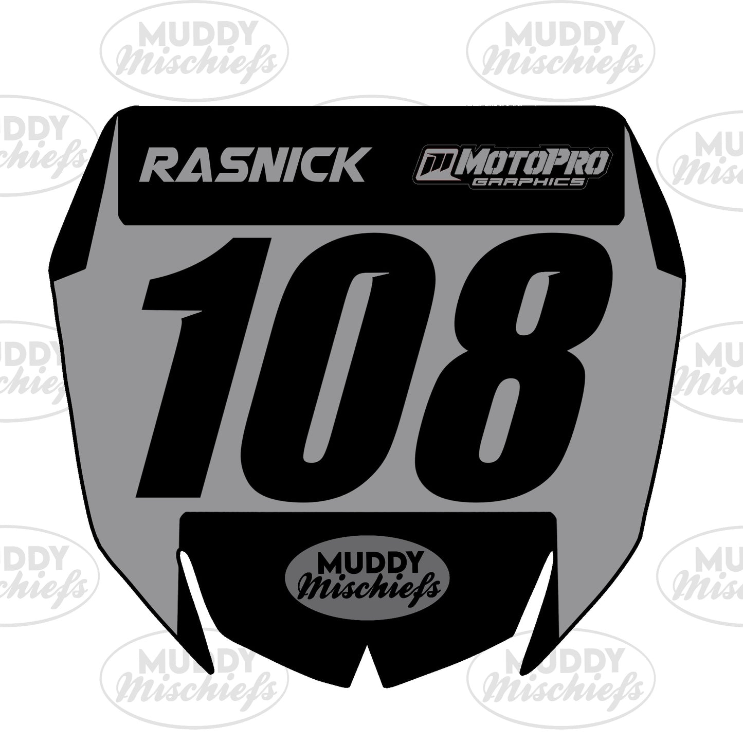 Custom Name Plate Sticker #108 | KissCut Vinyl Sticker