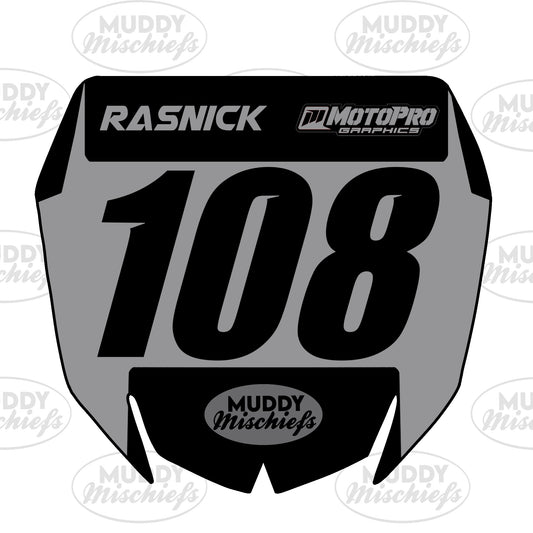 Custom Name Plate Sticker #108 | KissCut Vinyl Sticker