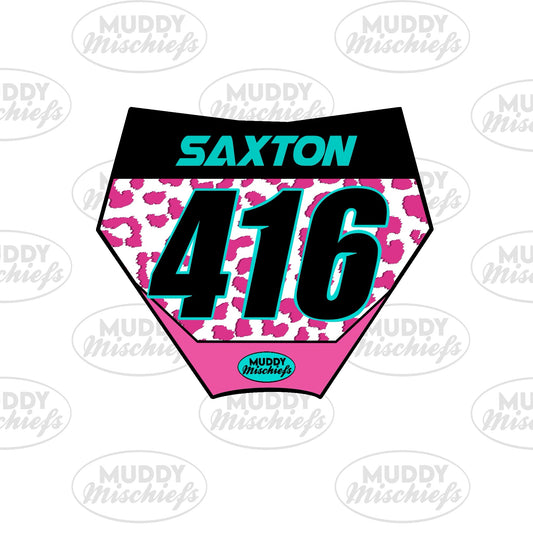 Custom Name Plate Sticker 416 | Vinyl Sticker