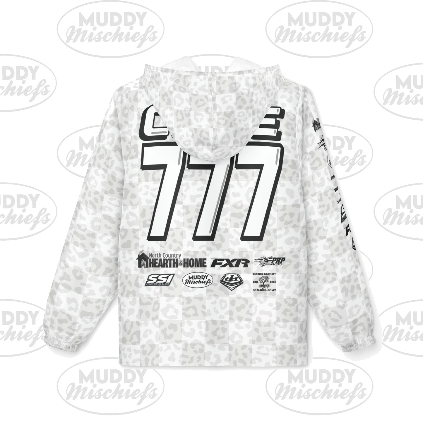 Custom Windbreaker #777 |Unisex Adult Muddy Mischiefs Custom Windbreaker