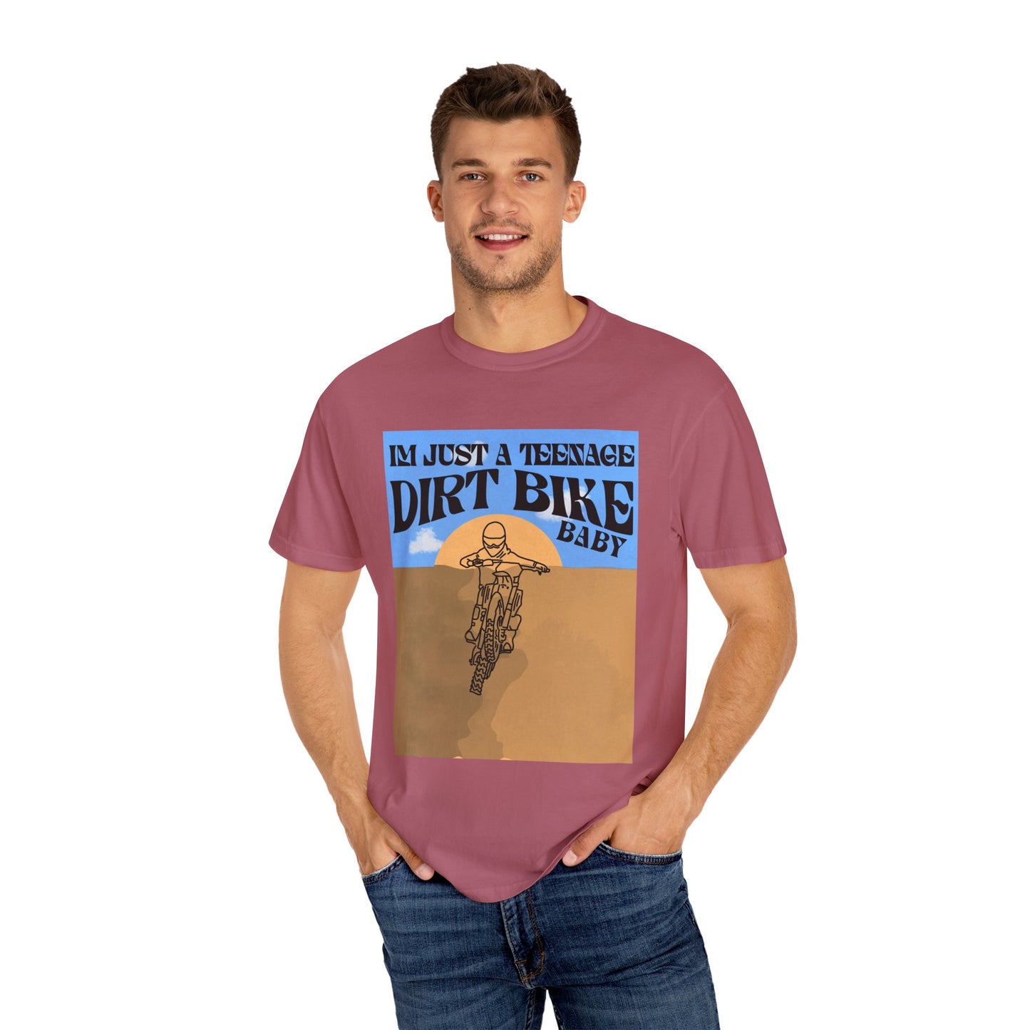 Teenage Dirtbike Baby | Adult Motocross Tee