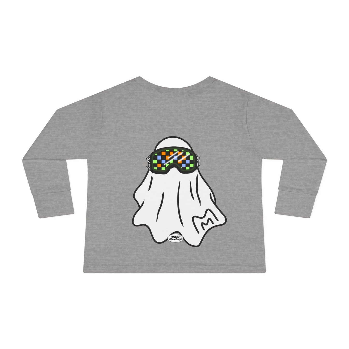 Solo Google Ghost | Unisex Toddler Halloween Motocross Tee