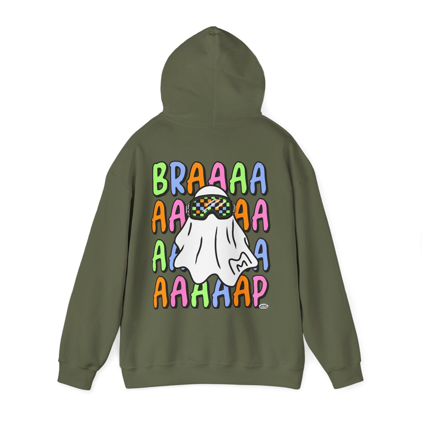 Goggle Ghost | Youth Halloween Motocross Hoodie