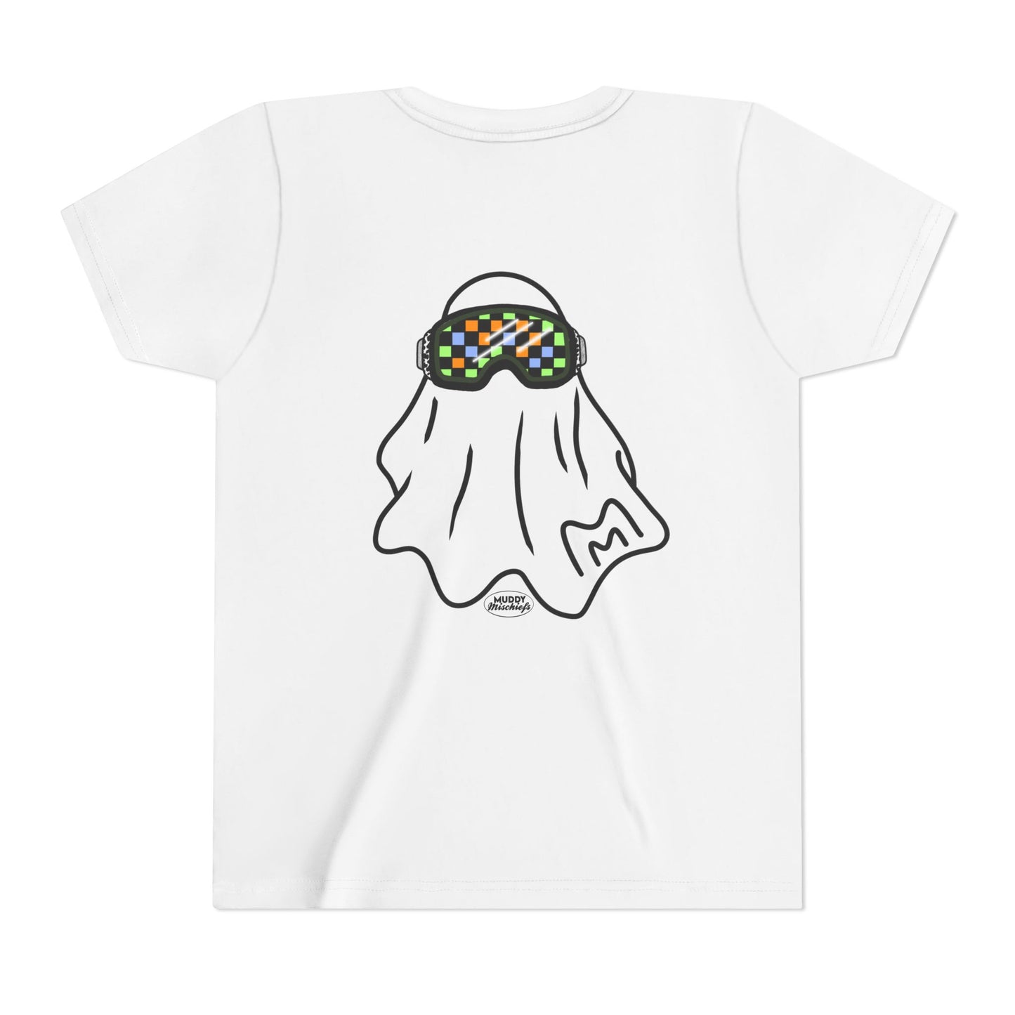 Solo Google Ghost | Unisex Youth Halloween Motocross Tee