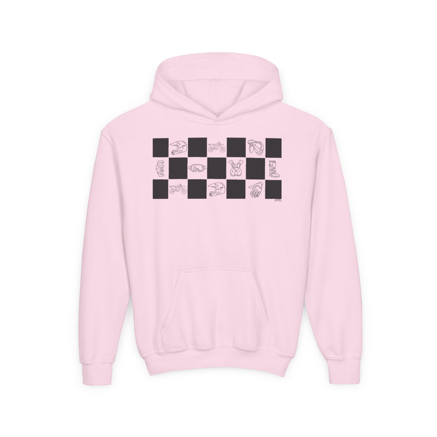 Lined Up & Winning | Youth Motocross Hoodie