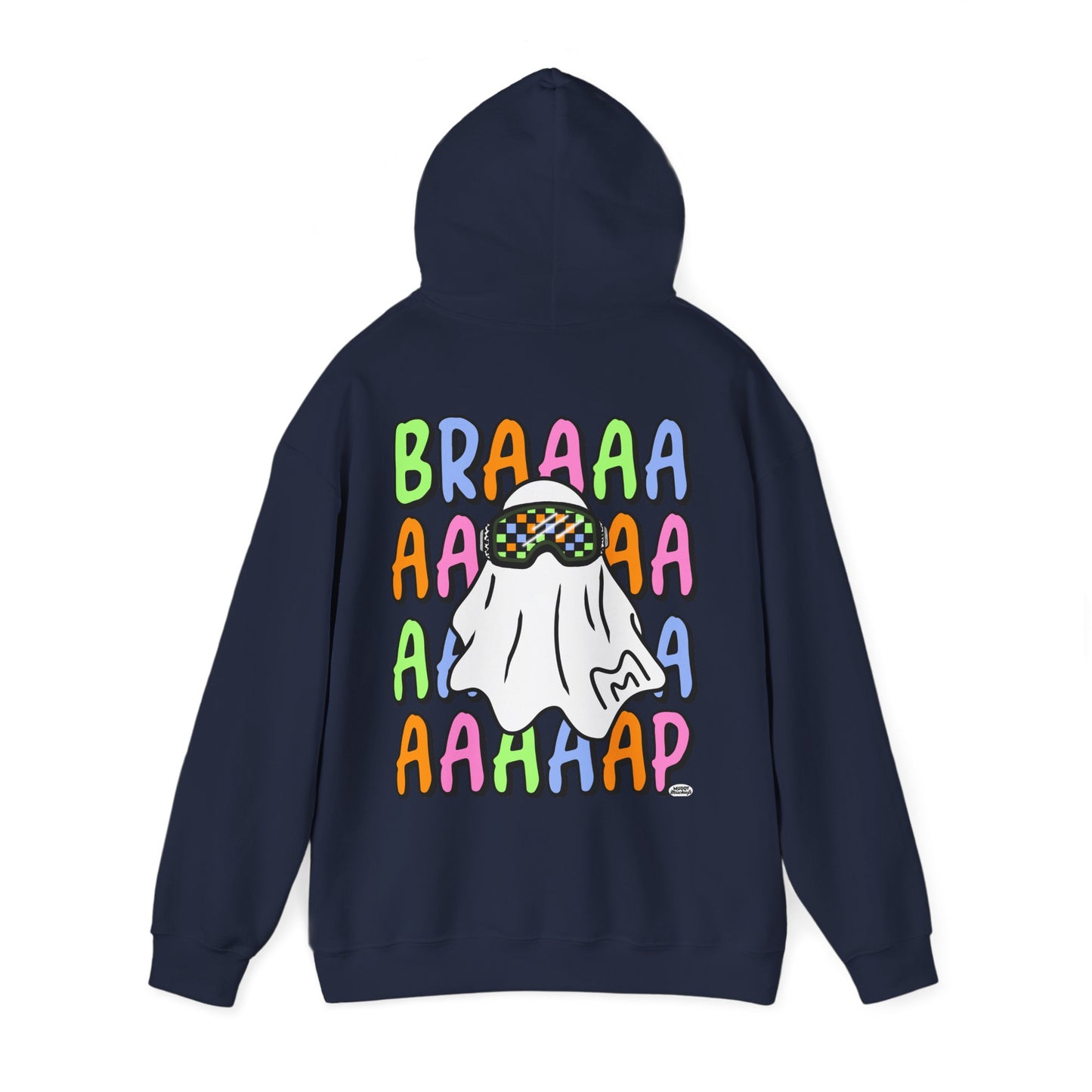 Goggle Ghost | Youth Halloween Motocross Hoodie