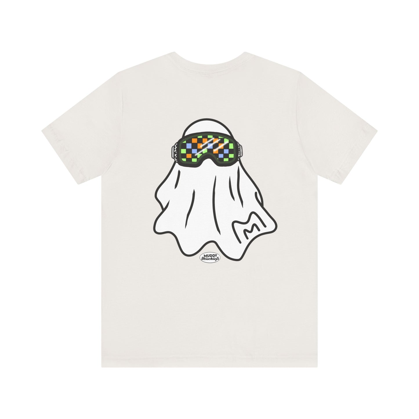 Solo Google Ghost | Unisex Adult Halloween Motocross Tee