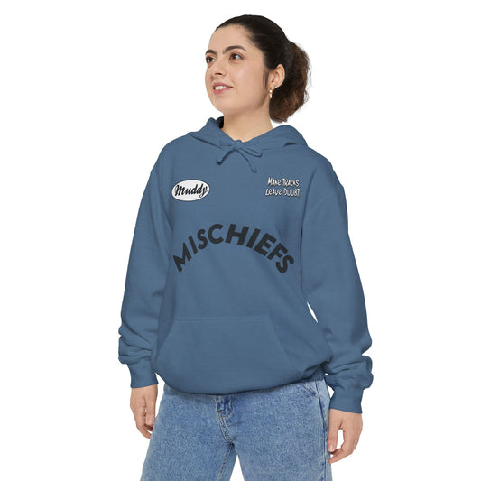 Muddy Mischiefs Pocket-Tat | Adult Brand Hoodie