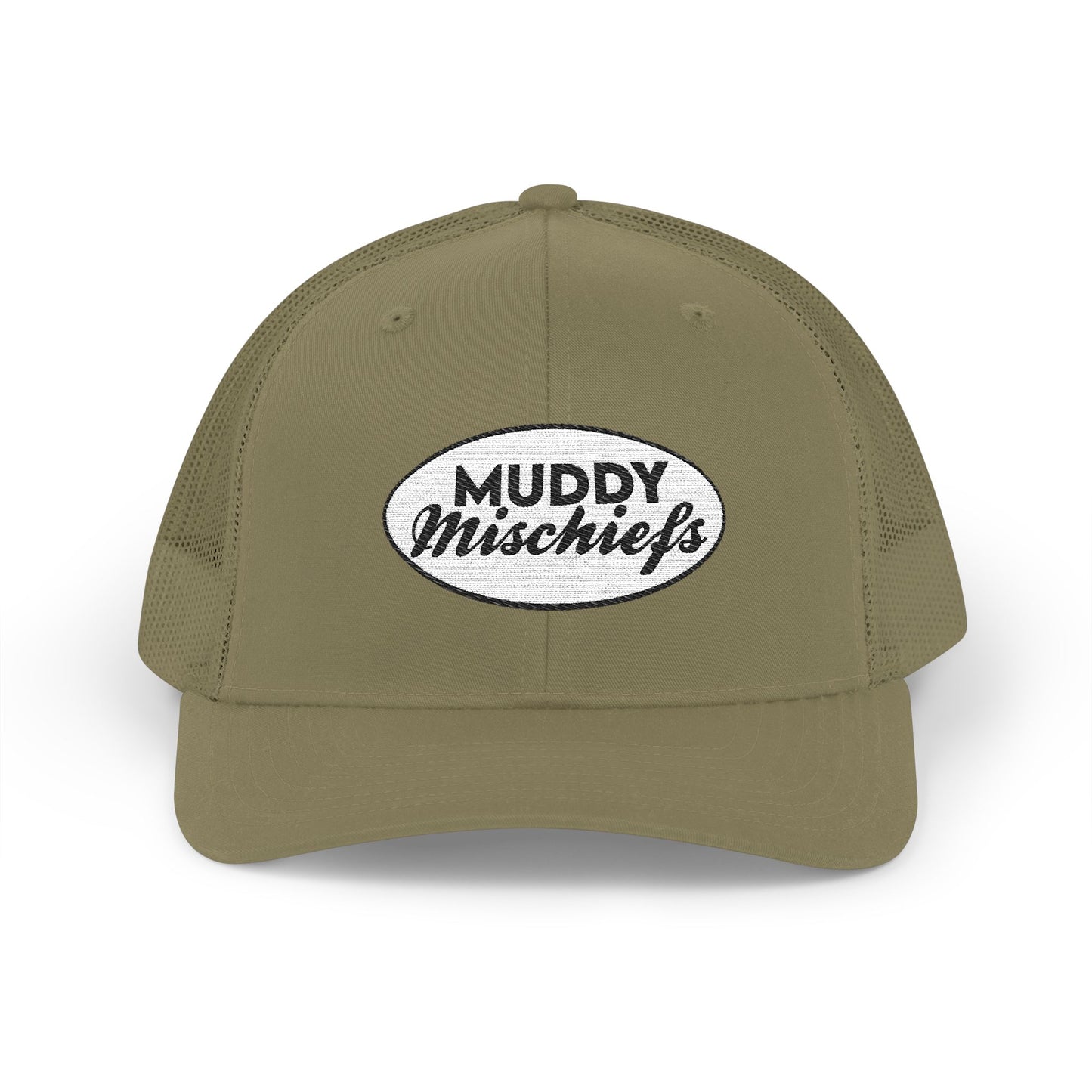 Muddy Mischiefs Logo Trucker-StyleSnapBack | Adult Unisex Embroidered SnapBack