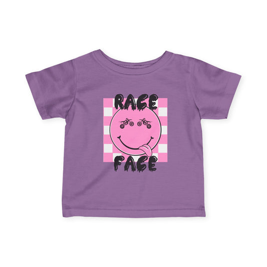 Race Face | Infant Motocross Tee (Pink) (Sizes 6M-24M)