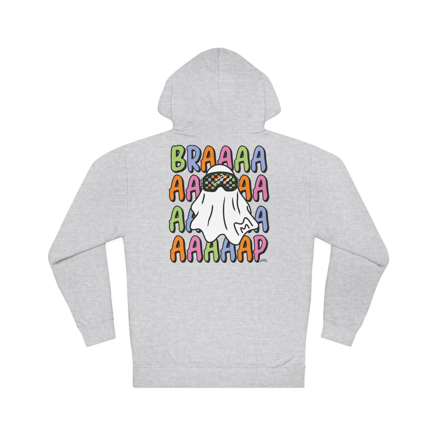 Goggle Ghost | Unisex Adult Halloween Motocross Hoodie