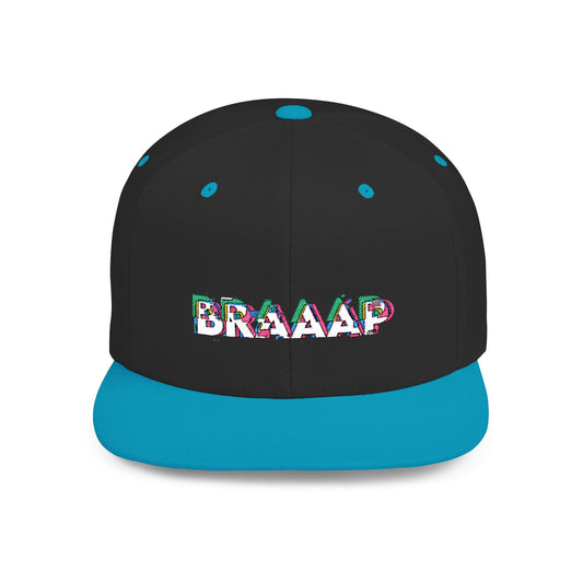 Glitchy Braaap Embroidered SnapBack | Unisex Adjustable Sized Hat
