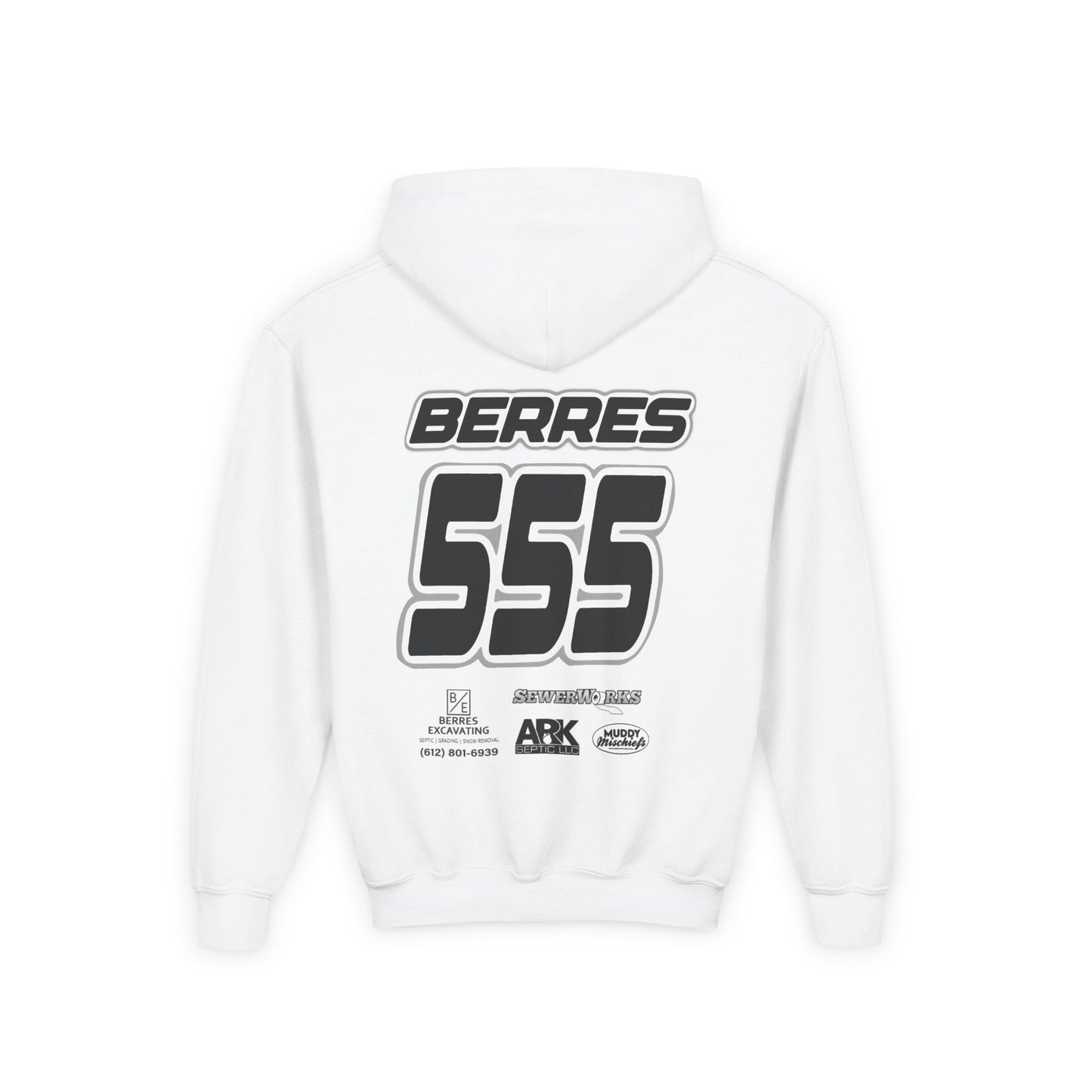 BERRES #555 | Youth Muddy Mischiefs Team Hoodie Collab