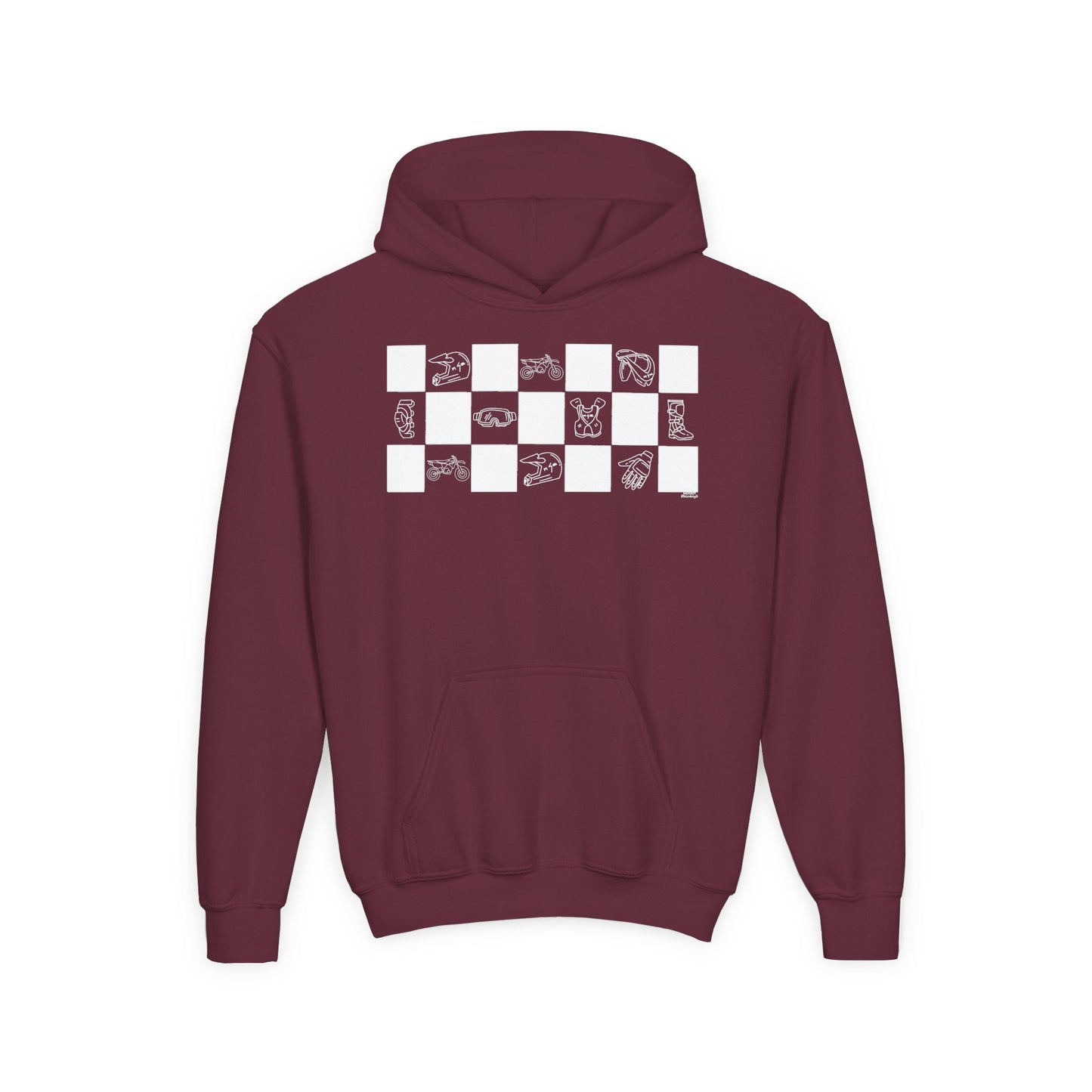 Lined Up & Winning | Youth Motocross Hoodie