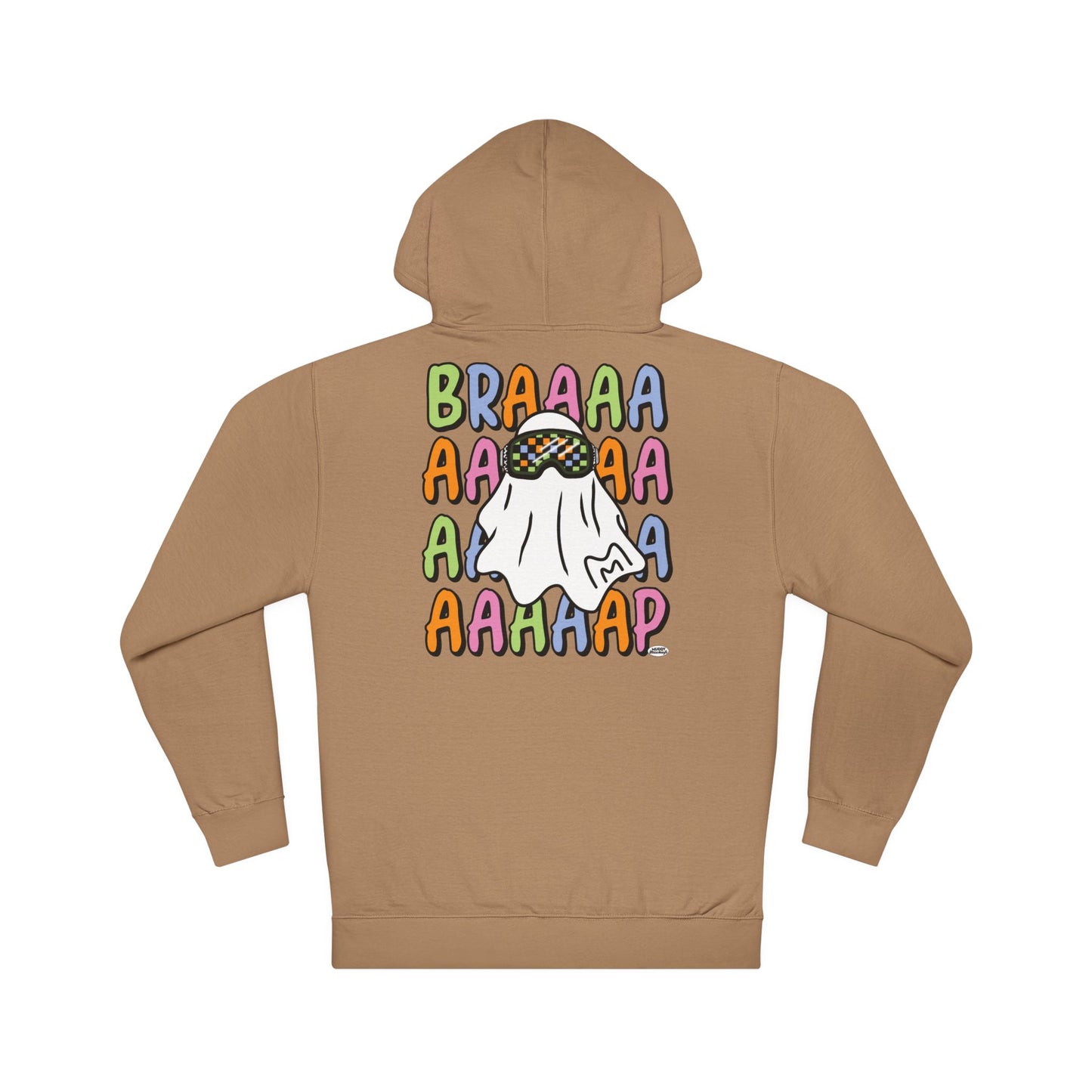 Goggle Ghost | Unisex Adult Halloween Motocross Hoodie