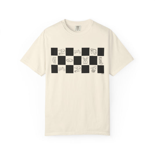 Lined Up & Winning | Adult Motocross Tee