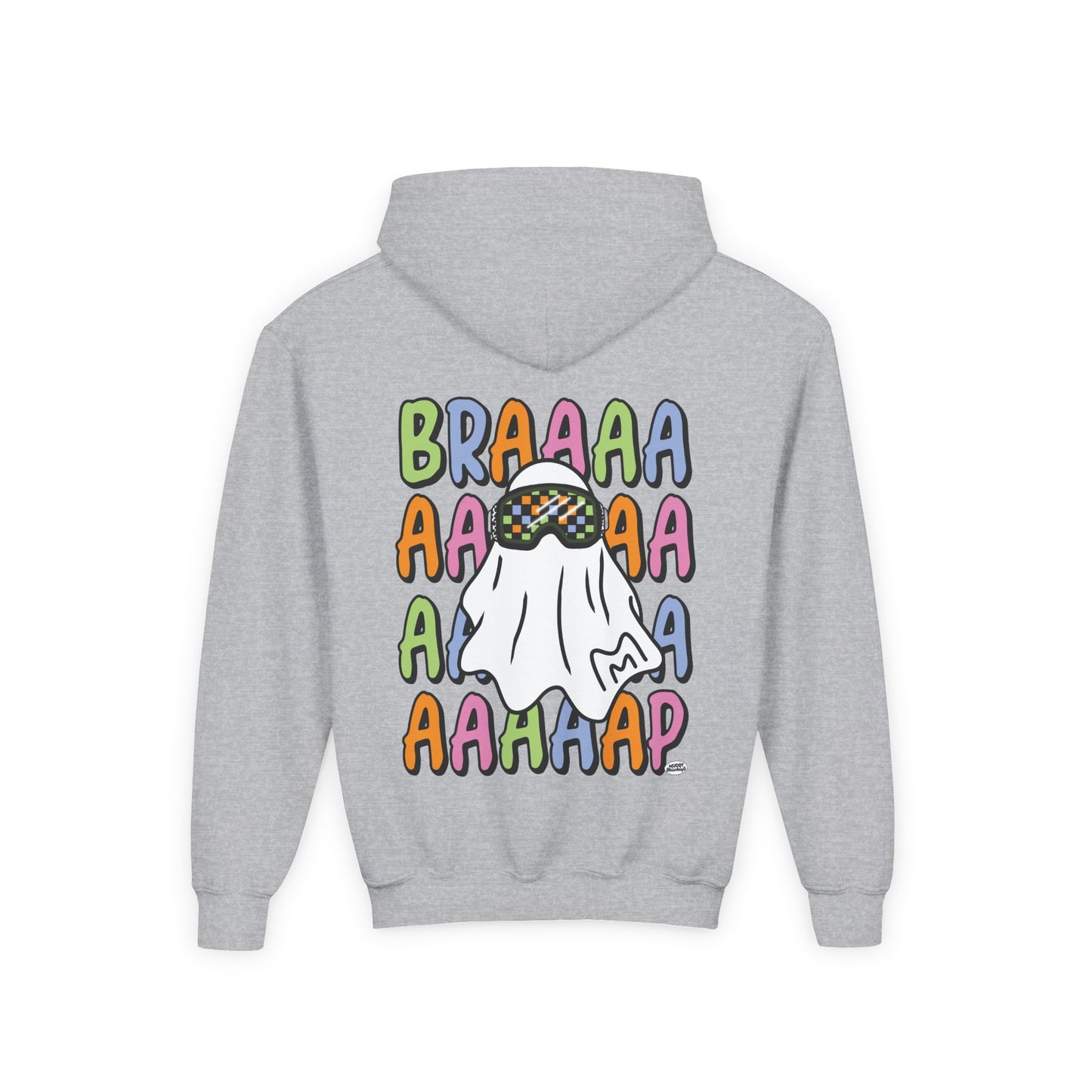 Goggle Ghost | Youth Halloween Motocross Hoodie